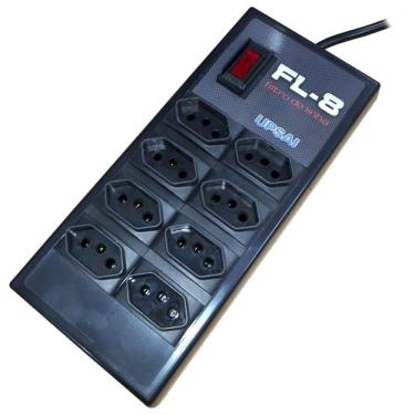 Imagem de Filtro de Linha com 8 Tomadas Bivolt FL8 UPSAI