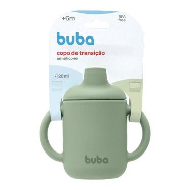 Imagem de Copo de Treinamento Buba em Silicone Verde 120ml
