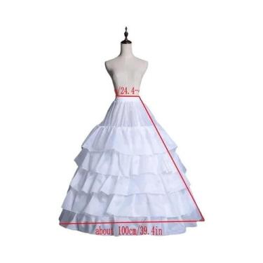 Imagem de Saia De Crinolina Vintage Para Noivas, Saia De Armação Para Vestido De