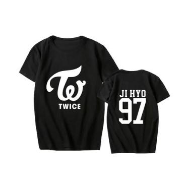 Imagem de Camiseta Feminina De Manga Curta TWICE Concert T-shirt Lin Nilian MOMO