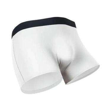 Imagem de Cuecas Boxer Ultrafinas Sem Costura Para Homens, Pacote Com 3, Respirá