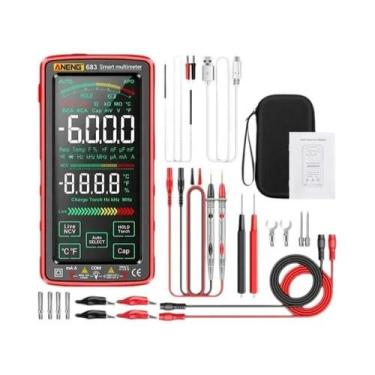 Imagem de Multímetro Inteligente Recarregável ANENG 683 Com 6000 Contagens, Test