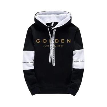 Imagem de Moletom Casual Feminino Com Capuz Estilo K-pop Streetwear Para Todas a