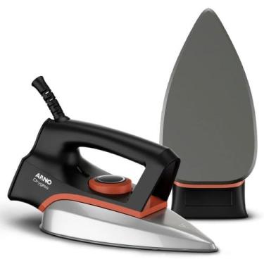 Imagem de Ferro de Passar a Seco Arno Drygliss Antiaderente FS3 Preto 220V, Pret