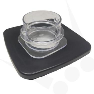 Imagem de Tampa Jarra Copo Liquidificador Oster Quadrada Preta Com Dosador - Das