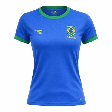 Imagem de CAMISETA DIADORA FEMININA BRASIL-Feminino