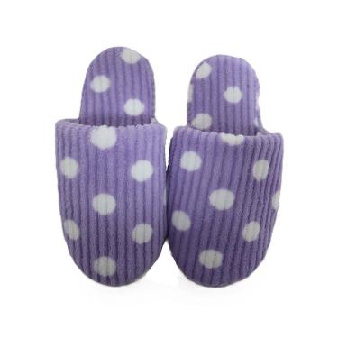 Imagem de Pantufa Poá Lilás Basic+ Nº 33/34