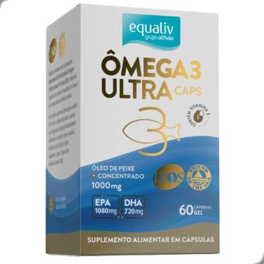 Imagem de Ômega 3 Ultra 1000mg com Vitamina E 60 cápsulas Equaliv-Unissex