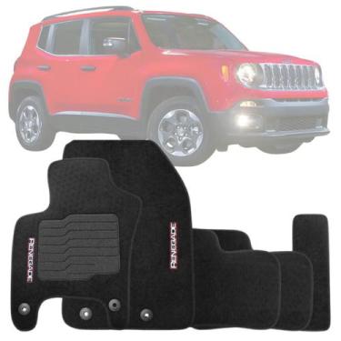 Imagem de Jogo de tapete carpete jeep renegade 2015 2016 2017 2018 /20 - IN, JEE
