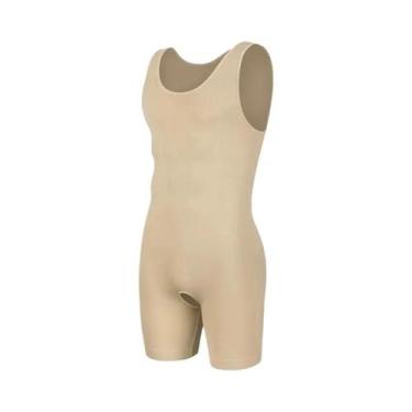 Imagem de Colete Modelador Masculino Sem Mangas Para Controle De Barriga E Compr