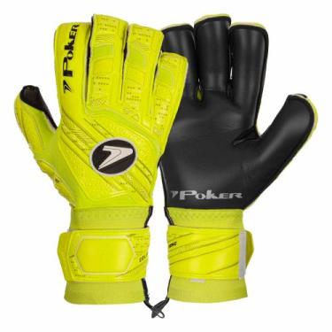 Imagem de Luva de goleiro profissional futebol de campo eclipse mono - Poker, Ve