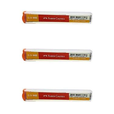 Imagem de 3X Grafite Polymer 0.9Mm Hb Faber Castell