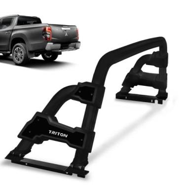 Imagem de Santo Antonio L200 Triton Sport 2017 a 2023 Preto STR Sem Barra - Trac