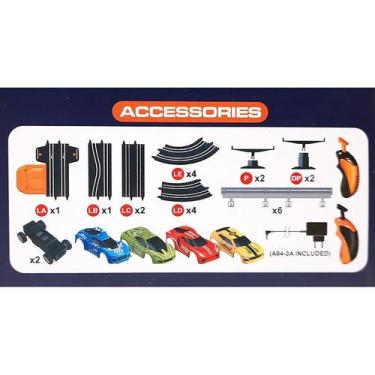 Imagem de Pista de Carrinhos de Brinquedo SOBA Slot Racing A64-3A - Dorémi - CXL