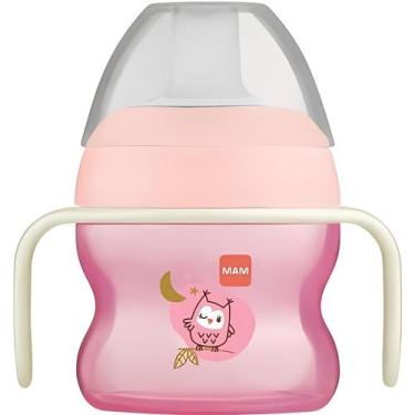 Imagem de Copo De Treinamento Transição Brilha Escuro Mam Starter Rosa