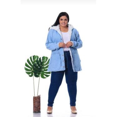 Imagem de Parka jeans - Kiké modas, g1:47/48