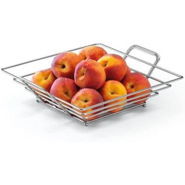 Imagem de Fruteira Quadrada cromo fosco - Arthi