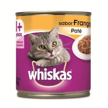 Imagem de Ração Úmida Whiskas para Gatos Adultos Sabor Frango - 290g