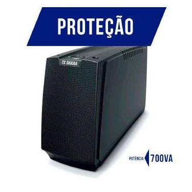 Imagem de Nobreak TS Shara UPS Compacto XPRO 700VA Bivolt - 4440, Preto, Bivolt
