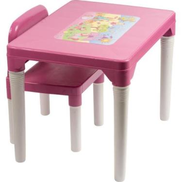 Imagem de Mesinha e Cadeira Princesas C/CADEIRA Rosa - STYLL BABY