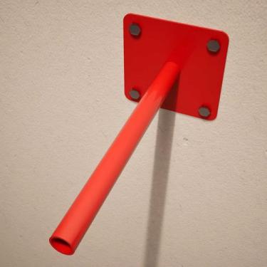 Imagem de Suporte Barra de Peso Parede  Suporte Halteres e Anilhas Viking - 30cm