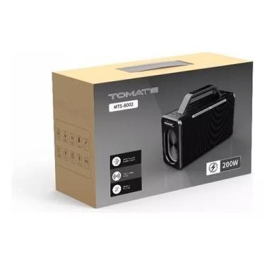 Imagem de Amplificador de som bluetooth rgb 200w mts-8002 - TOMATE