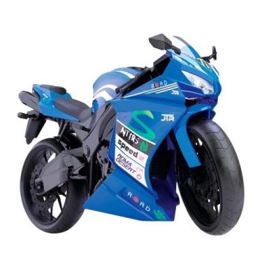 Imagem de Moto Grande 34.5 Cm Rm Racing Motorcycle Brinquedo Infantil, Alta Qual
