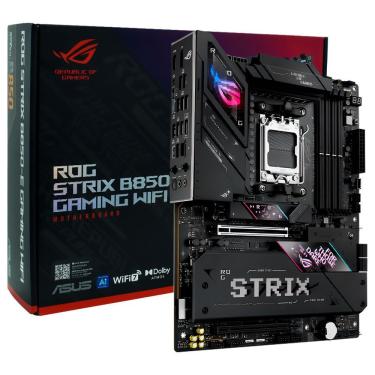 Imagem de Placa Mãe ROG Strix B850-E Gaming Wi-Fi com Wi-Fi 6E e Bluetooth 5.2 Preto Asus DDR5 AM5 ATX