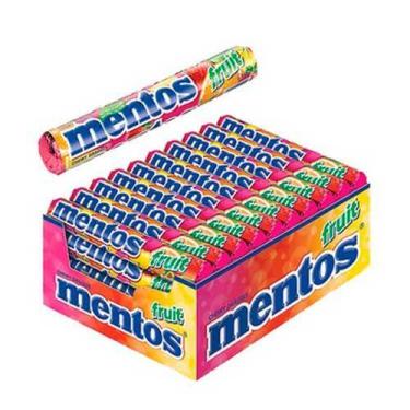Imagem de Mentos Tubo Fruit contendo 16 tubos