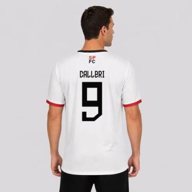 Imagem de Camisa São Paulo Tela Branca 9 Calleri - Braziline, EG