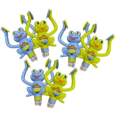 Imagem de KIT 6 Balinhas Sapo Bate Prato Tutti Frutti 8g Royal Toys
