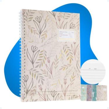 Imagem de Caderno B5 Espiral Feminino Com Datas Detalhe Reflete Na Luz - IMPORTA