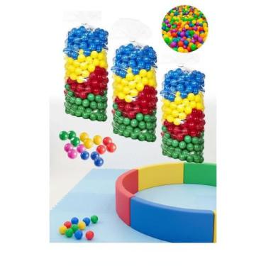 Imagem de Bolinhas Piscina 200un Coloridas Não Amassam 76mm - Diversão - Congrat
