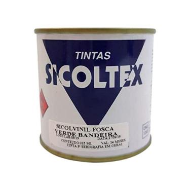Imagem de Tinta Vinílica Fosca para Serigrafia Sicoltex Sicolvinil Verde Bandeira (225ml)