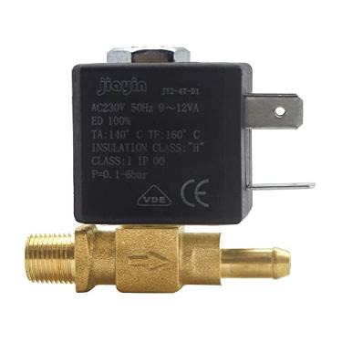 Imagem de JIAYIN JYZ-4T AC 230V G1/8" Válvula solenoide eletromagnética de vapor de água de 2/2 vias para ferro elétrico/pequenos aparelhos, etc