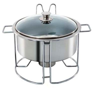 Imagem de Rechaud Redondo Brinox Savoy 1109/207 - 7 L