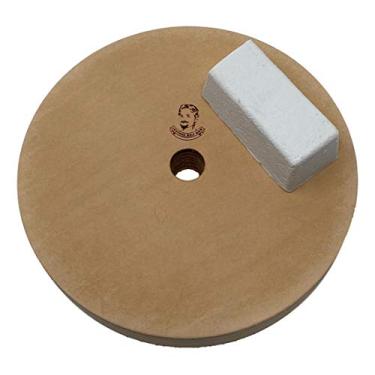 Imagem de Roda de couro de 15,24 cm (3/4" de largura) – Serve para Arbor de 5/8" – Composto de polimento incluído