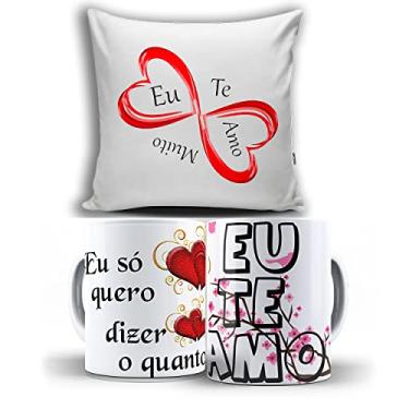Imagem de KIT Almofada + Caneca O Quanto Eu Te Amo