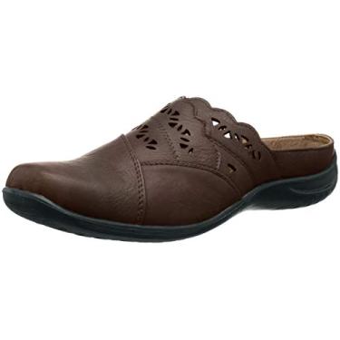 Imagem de Pantofi flat pentru femei Easy Street Forever Cut-Out Mules Casual - Maro - Mărimea 7.5 2E
