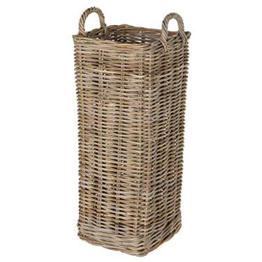 Imagem de KOUBOO Suporte quadrado para guarda-chuva Kobo com captura de água de metal, cesta de armazenamento cinza