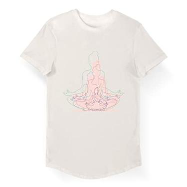 Imagem de ARIMO Code Camiseta Yoga 100% Algodão Fio 40 Estampas Exclusivas (as2, alpha, l, regular, OM, G)