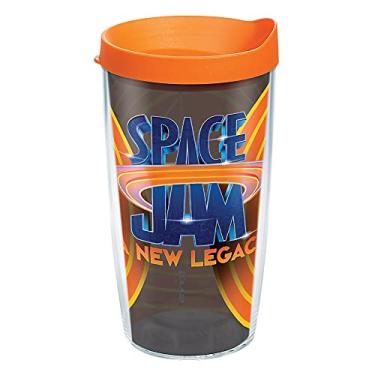 Imagem de Tervis Copo térmico de parede dupla Warner Brothers-Space Jam 2 Tune feito nos EUA, 473 g, transparente