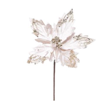 Imagem de Poinsetia Flor Decorativa 30x21x21cm Unidade