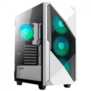 Gabinete Gamemax Hero H602-W, White, Mid-Tower, Acrílico - Tertz - Tertz