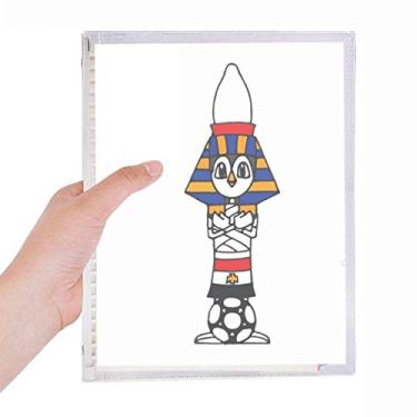 Imagem de Caderno de futebol Egypt Mummy Sphinx com folhas soltas e diário recarregável
