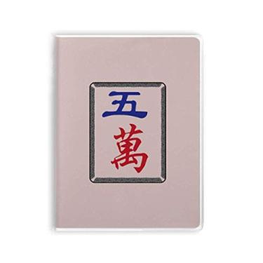 Imagem de Caderno Mahjong Million 5 azulejos padrão capa de chiclete diário capa macia