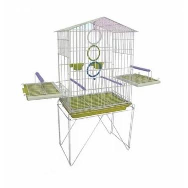 Imagem de Gaiola Calopsita Mansa Luxo Epoxi Am com pés