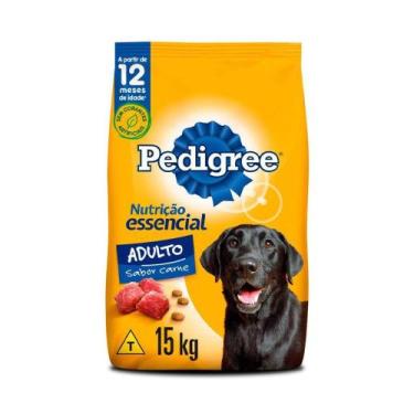 Imagem de Ração Pet Dog Pedigree Adultos Raças Grandes Nutrição Essencial 15Kg
