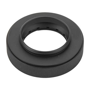 Imagem de Diafragma de abertura de íris ajustável, abertura do adaptador de íris de microscópio de 1,5 a 26 mm, lente de diafragma óptico portátil para microscópio de câmera