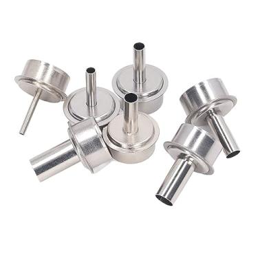 Imagem de 7 Peças Kits de Bicos de Pistola de Calor de Aço Inoxidável Bico de Estação de Solda de Pistola de Ar Quente